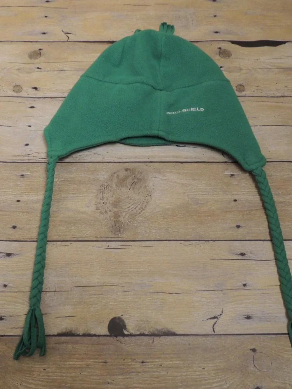 Kids Columbia GRT Omni Shield Fleece Hat Green O/S